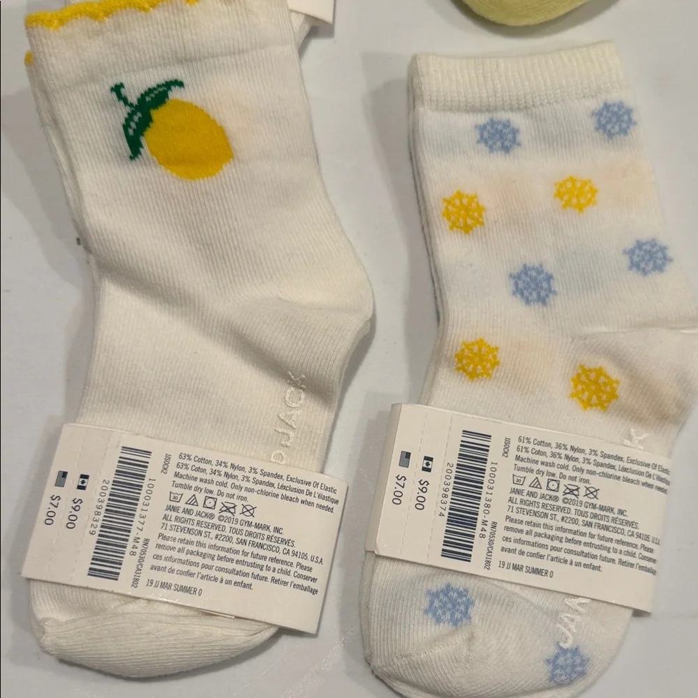 Janie and Jack Baby Socks Set size 18-24 months NWT